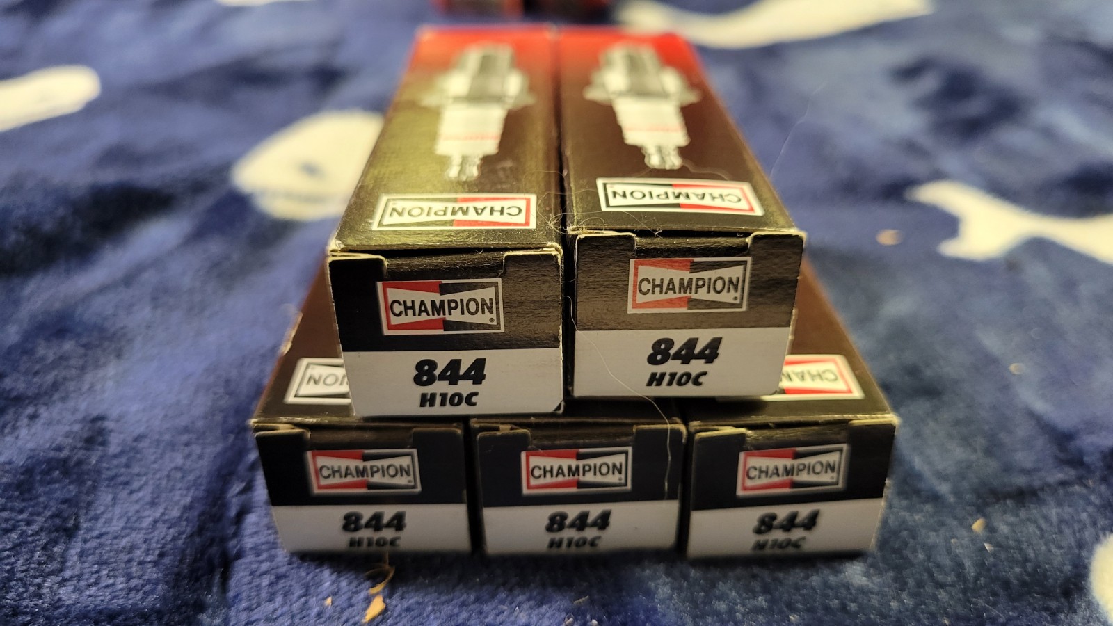Champion 844 Copper Plus Spark Plug H10C - 5 Pack NOS
