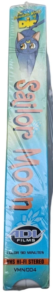 Sailor Moon VHS The Mysterious Tuxedo Mask ADV Films 4 Episodes 90 Min Videotape - Image 3 of 4