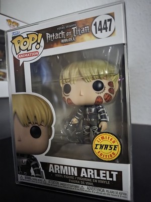Chase Funko Pop! Attack On Titan Armin Arlelt #1447 - Animation