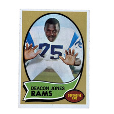 Deacon Jones Los Angeles Rams, 1970 Topps Football #125-Father Of The 