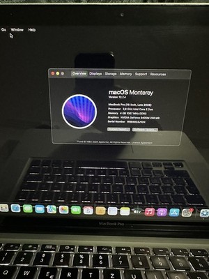 Apple MacBook Pro  Core 2 Due 2,8ghz 4gb Ram
