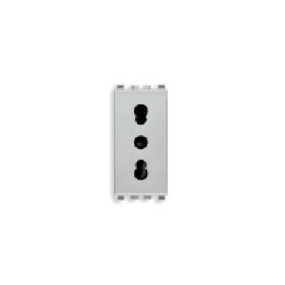 VIMAR 2P+T 16A ZWEISEITIGE STECKDOSE EIKON NEXT SERIE 20203.N