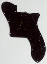 Fits Fender Squier Telecaster Deluxe Blank Guitar Pickguard,4 Ply Brown Tortoise