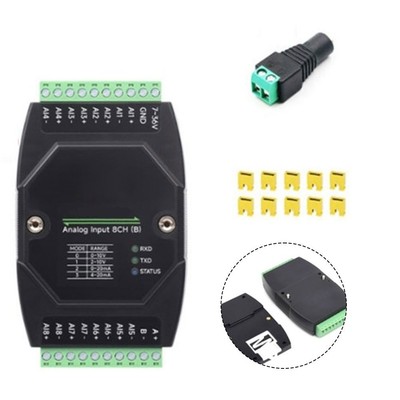 Industrial 8 Channel Analog Input Module DC7 36V for Sensor Data Collection