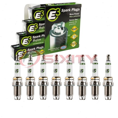 #ad #ad 8 pc E3 Spark Plugs for 1995 1996 Lexus LS400 4.0L V8 Ignition Wire ep $52.84