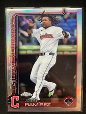 2025 Topps Chrome JOSE RAMIREZ Refractor #12 Cleveland Guardians