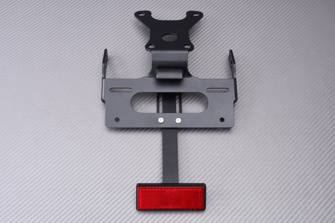 Support plaque immatriculation AVDB Triumph Scrambler 400 X XC 2024 2025 2026 avec réflecteur