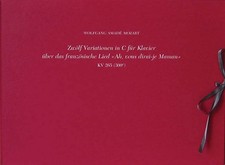 Mozart 12 Variations Ah Vous Dirai-je Maman Piano Henle Facsimile Hardcover Book