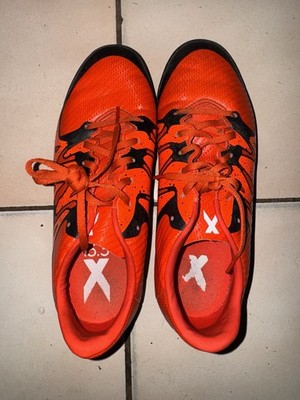 Adidas X 15.3 Indoor Soccer Shoes, Size 6