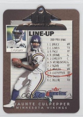 2001 Fleer Game Time Eleven-Up Daunte Culpepper #11E b5x