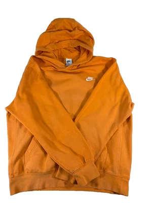 Sweat à capuche orange doublé polaire Nike pour homme taille M - Photo 1/4