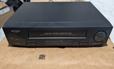 Sharp VC-A410 4-Head VHS Player VCR Recorder Super Picture No Remote - Tested