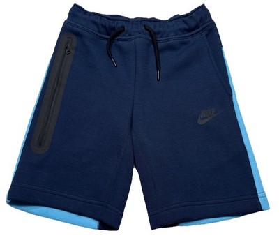 Nike Tech Pack Fleece Jogging Shorts FD3289-410 Kids Shorts Blue Kids Size Small
