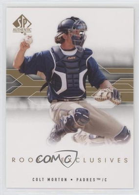#ad 2008 SP Authentic Rookie Exclusives Colt Morton #RE CM 0d2 $1.63