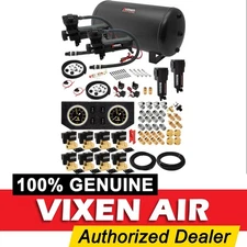 AIR SUSPENSION KIT/SYSTEM FOR TRUCK/CAR BAG/RIDE/LIFT, DUAL COMPRESSOR, 6G TANK