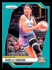 2024 Panini Prizm WNBA Basketball Isabelle Harrison Teal /49 #6 Chicago Sky