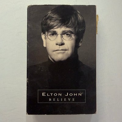 Elton John Believe Cassette 1995 Island Records Single The One Live