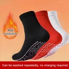 Winter Non-Slip Sports Socks Set- 3 Pairs Thermal Outdoor Socks for Cold Weather
