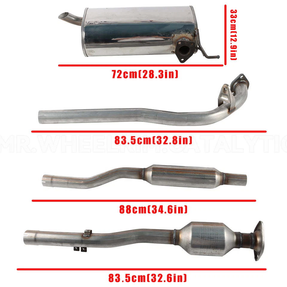 Cat Converter, Resonator & Muffler Mitsubishi Outlander 2.4L 2014 To 2018 - Image 2 of 4