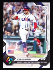 Kyle Schwarber WBC Team USA HR vs Great Britain 2026 Topps Now WB14 Phillies