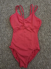 So Danca Strappy Size 12-14 child Dance Ballet Leotard classic