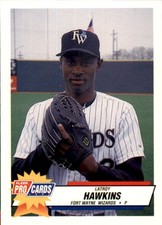1993 Fort Wayne Wizards Fleer/ProCards #1963 LaTroy Hawkins Gary Indiana NM Card
