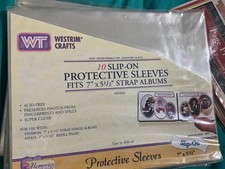 Fit Creative Memories 5x7 Scrapbook Page Protectors 10 Sheets 2001 NIP