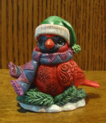 Jim Shore Heartwood Creek Mini's #6011486 CHRISTMAS CARDINAL, 3.2" NEW/Box