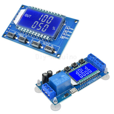 PWM Pulse Frequency Square Wave Signal Generator Trigger Cycle Switch Time Delay