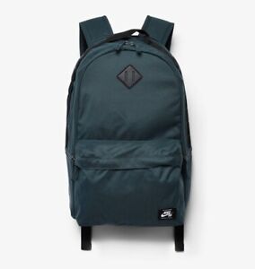 New Nike Sb Icon Skateboarding Spacious Backpack One Size Gray Green Ba5727 328 Ebay