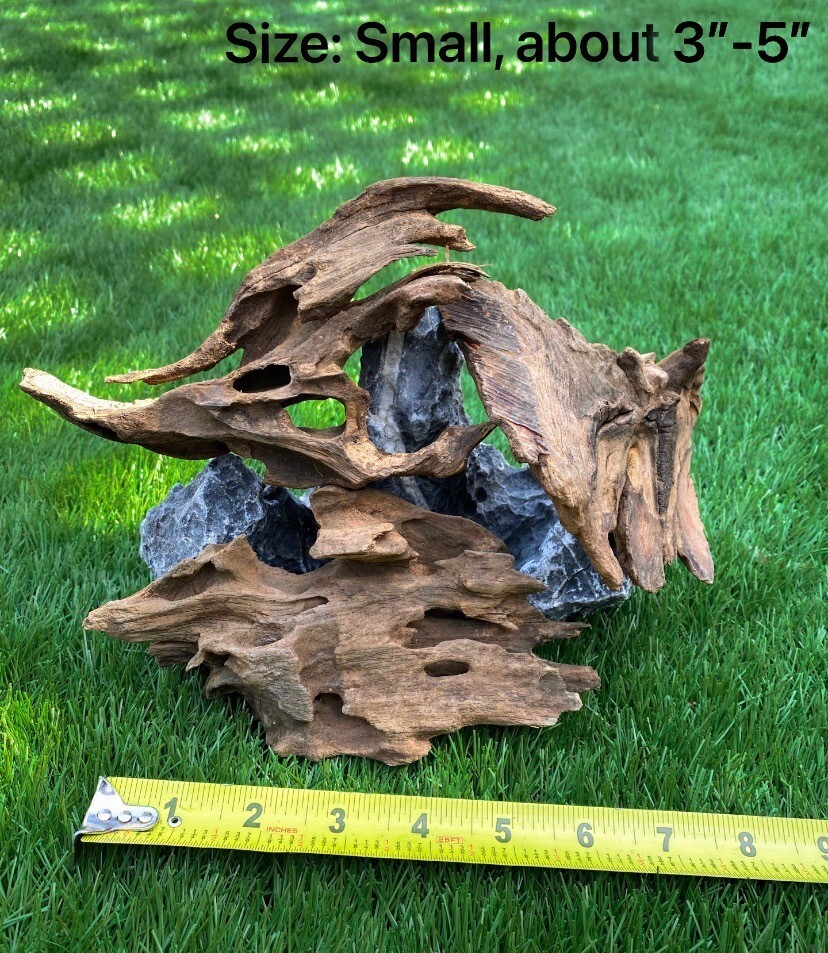 3x Natural Aquarium Driftwood Assorted Branches Reptile Ornament
