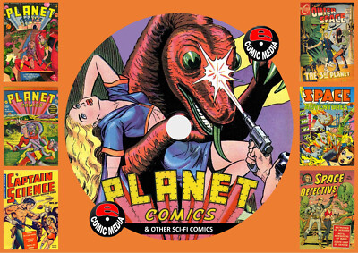 Planet Comics & Other Sci-Fi Comics On PC DVD Rom (CBR Format)