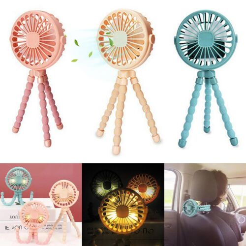 Portable Fan with Flexible Tripod Clip On Baby Fan for Stroller/ Pram/ Pushchair - Picture 2 of 12