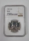 1958 Franklin Half Dollar NGC PF67 Graded
