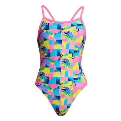Funkita Badeanzug Mädchen Kinder Sunkissed chlorresistent UV-Schutz 50+ Bunt