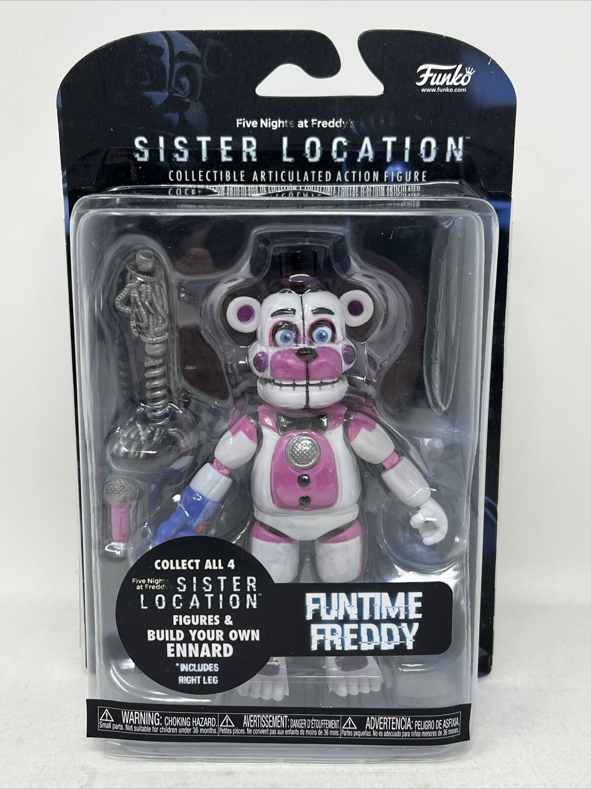 5Pcs / Set Five Nights At Freddy's Game FNAF Figure Funtime Freddy