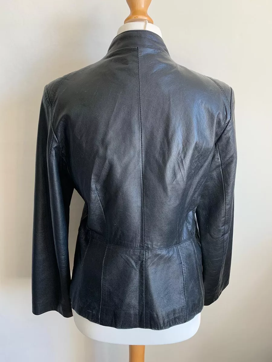 Amanda wakeley leather best sale jacket