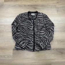 Isabel Marant Jacket Womens 44 Gray Etoile Designer Wool Boucle