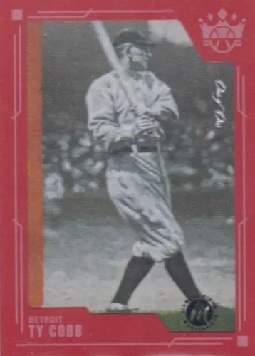 2022 Panini Diamond Kings Ruby One of One Masterpiece #112 Ty Cobb