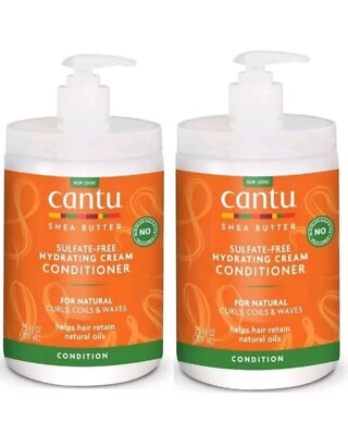Cantu Sheabutter Sulfatfrei Feuchtigkeitsspendender Conditioner 25oz (2er Pack)