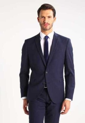 Cinque Cimelotti Dark Blue Slim Fit Suit Jacket 40L RRP £265 TD8 FF 11