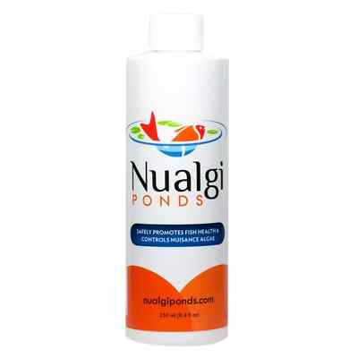 Nualgi 250 ml Natural Pond Treatment & Water Clarifier - Promotes Fish Health
