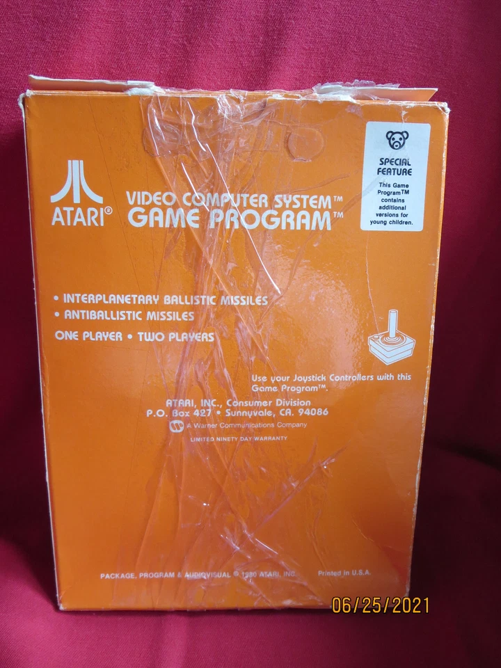 Atari 2600 Missile Command CX2638 CIB - Image 2 of 4