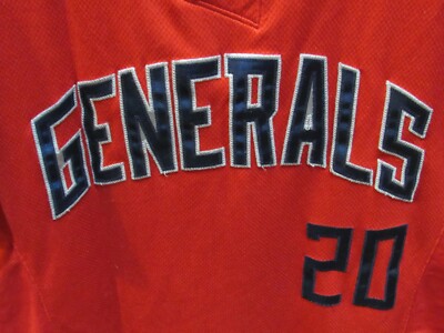Jackson Generals MILB Baseball Jersey adidas sewn men's XL # 20