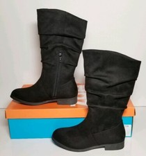ZOE  ZAC KID'S BOOTS SIZES 2 BLACK PEPPER NEW IN BOX 177136
