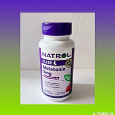 NEW Natrol Sleep Melatonin 5 MG Fast Dissolve 250 Tablets Strawberry SEALED