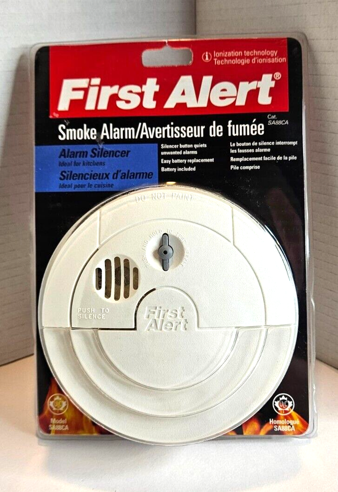 First Alert Smoke Alarm Kitchen Alert Silencer SA88CA