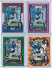 2023 Panini Prizm Kayvon Thibodeaux refractor card lot / Green Wave / Orange Ice