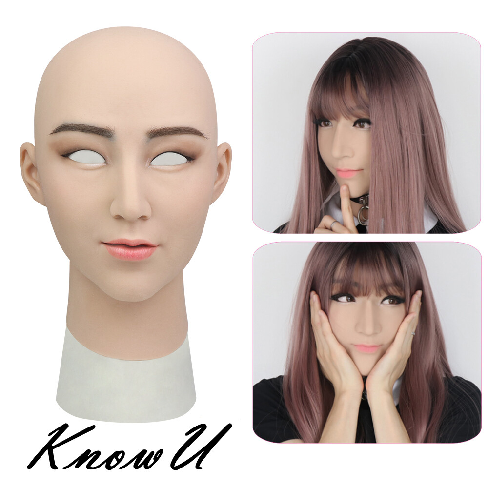 Silicone Fake Headgear Female Permanent Make Up For Transgender