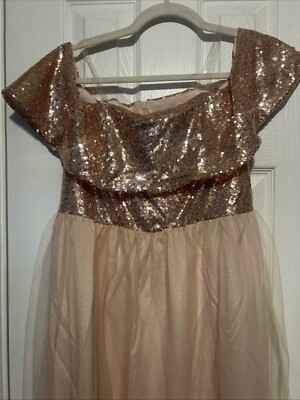 slim fit dress slacks Rose Gold Boat Neck Chiffon One Shoulder Shawl Mother of Bride Dress main image 1